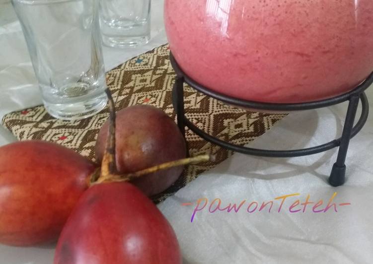 Jus Tamarillo (jus terong belanda)