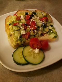 A picture of Mediterranean Avocado Toast.