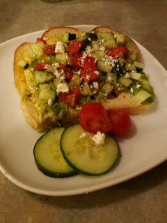 A picture of Mediterranean Avocado Toast.