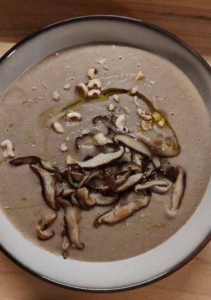 Una foto de Crema de setas