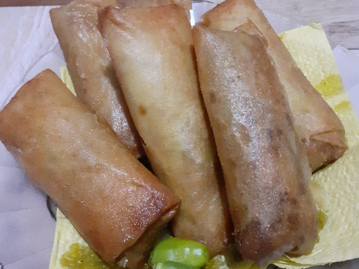 Cara Gampang Membuat Lumpia isi rebung Anti Gagal