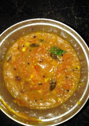 A picture of Daal tadka.