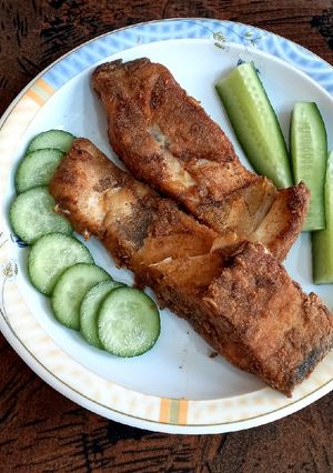 A picture of Fried fish 🐠.