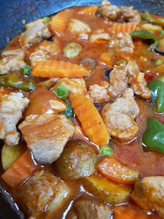 A picture of Pork Caldereta.