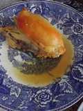 Pollo en pulque y guayaba