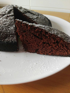 Una foto de Bizcocho de cacao y naranja