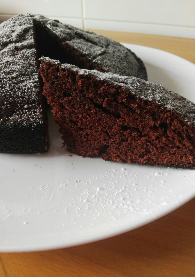 Una foto de Bizcocho de cacao y naranja