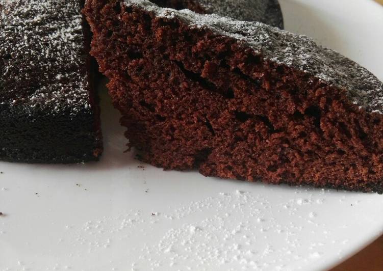 Bizcocho de cacao y naranja