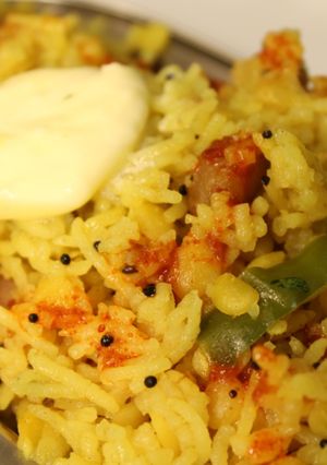 A picture of Toor Dal Khichdi | Tuvar Dal Khichdi.
