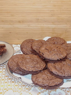 Csokoládés brownie keksz recept fotója