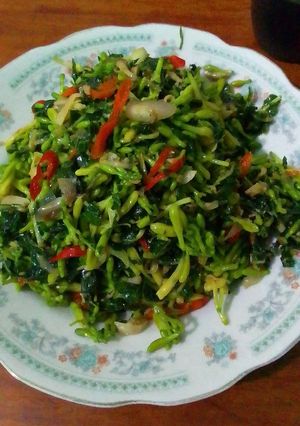 Foto resep Tumis bunga pepaya teri endeshh