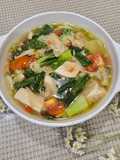 Sup Pakcoy Kembang Tahu