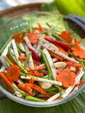 Sweet and Sour Pickled Water Spinach and Palm Heart