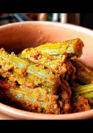 A picture of Drumstick masala curry |simple drumstick curry.
