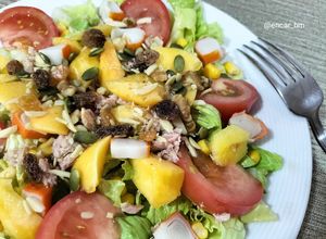 Una foto de Ensalada con nectarina