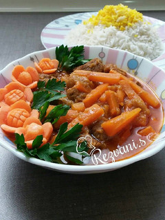عکسی از دستور خورشت هویج