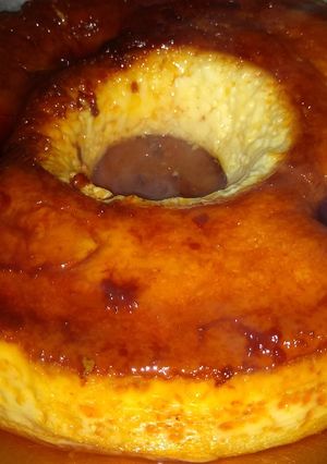 Una foto de Flan