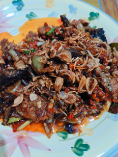Foto resep Sambel ikan pari asap