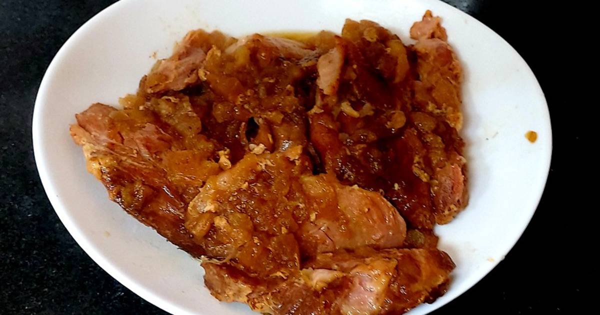 My Slow Cook Gammon in Apple and Cider Vinegar 🧡Mainmeal Recipe by