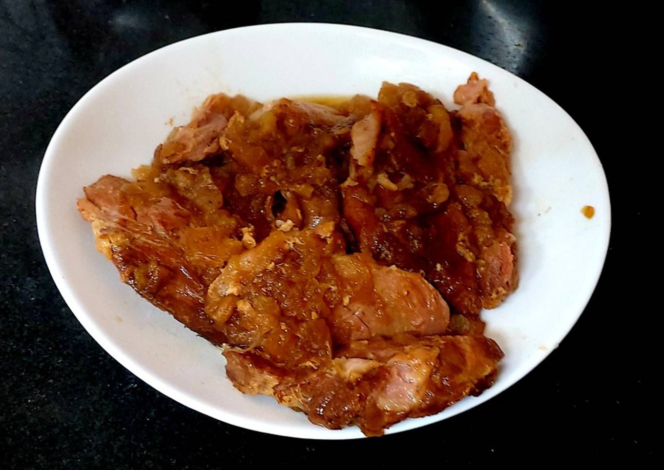 My Slow Cook Gammon in Apple and Cider Vinegar ðŸ§¡#Mainmeal