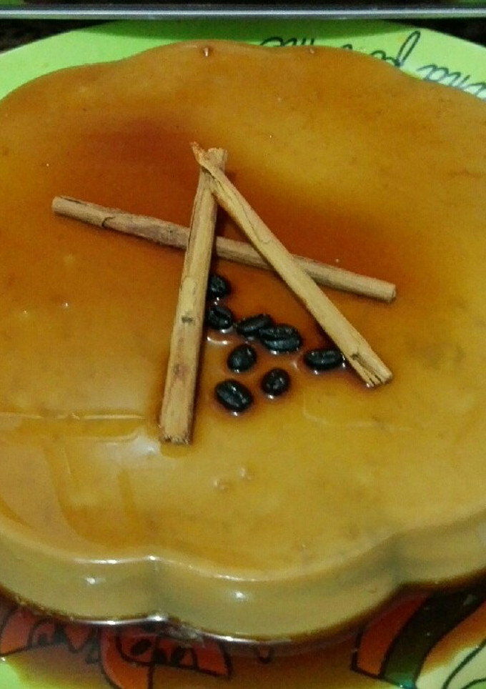 Una foto de Flan 🍮 de café ☕