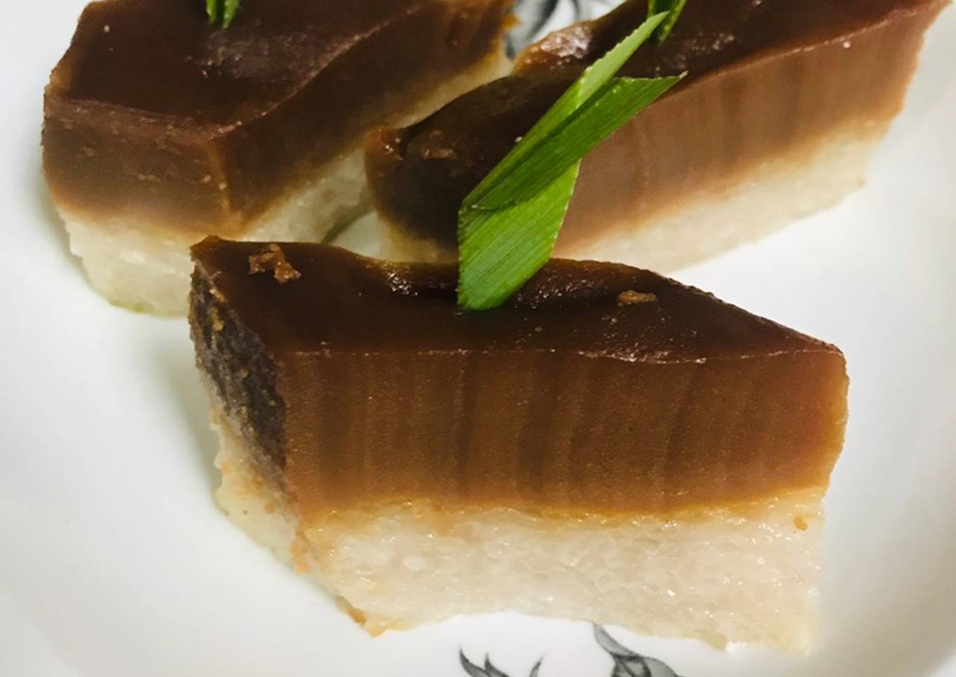 Kue Talam Pulut Gula Merah