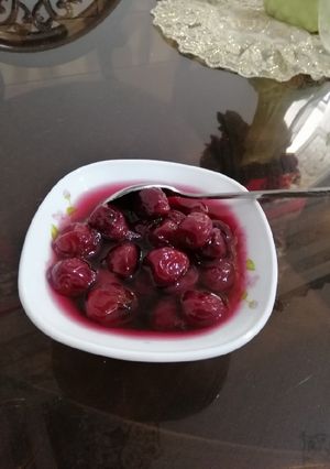 عکسی از دستور کمپوت گیلاس