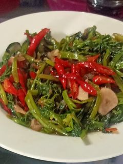 Foto resep Tumis kangkung terasi