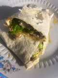 Darálthúsos, sajtos tortilla