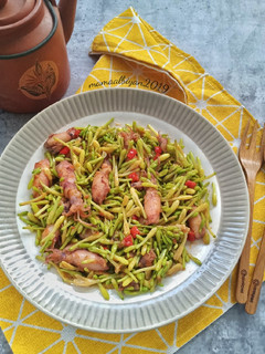 Foto resep 278. Tumis Bunga Pepaya Baby Cumi