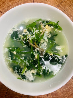 菠菜蛋花湯 的食譜成品照片