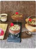 Matcha Cheese Chocolate Pudding