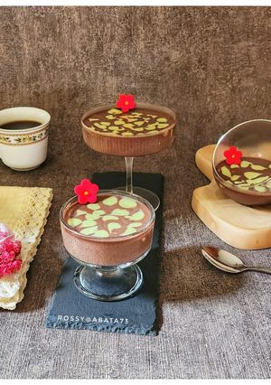 Foto resep Matcha Cheese Chocolate Pudding