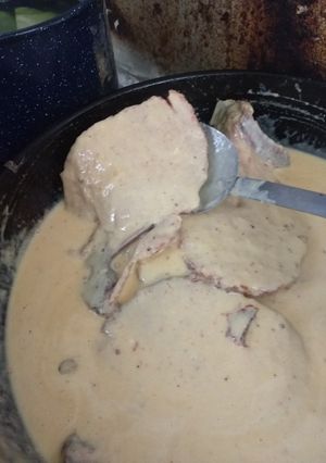 Una foto de Chuletas a la mostaza con chipotle