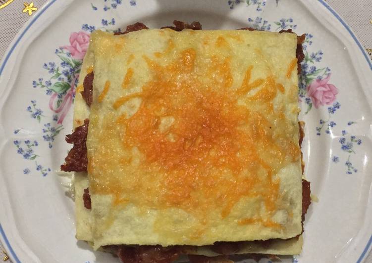 Cara Gampang Membuat Lasagna Roti Tawar yang Enak