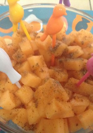 Una foto de Botanas de melon