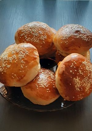 Hamburger zsemle recept fotója