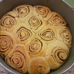 A picture of Cinnamon rolls.