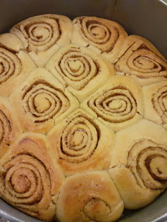 A picture of Cinnamon rolls.