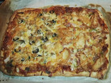 Pizza vegetal y carnivora