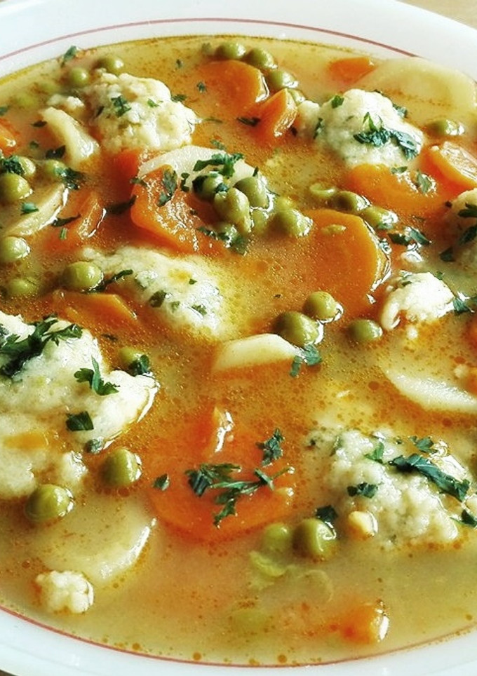 Borsóleves recept fotója