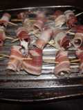 Bacon-Wrapped Dates Stuffed with Cream Cheese