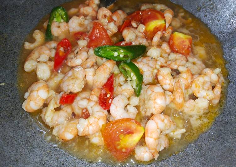 Resep Udang Saos Mentega, Lezat Sekali