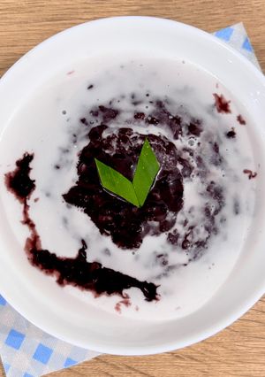 Foto resep 150. Bubur Ketan Hitam dengan Kuah Santan