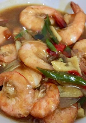 Foto resep Udang Saus Tiram