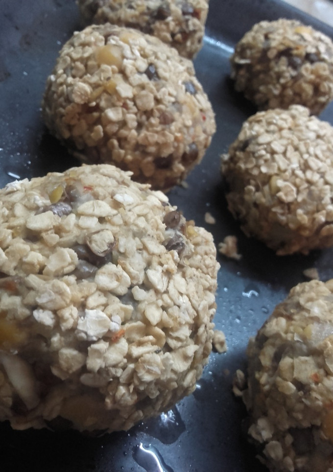 Una foto de Albóndigas de lentejas y garbanzos veganas y dietéticas♡