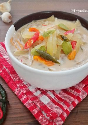 Foto resep 886. Sayur Pepaya Muda Kuah Santan