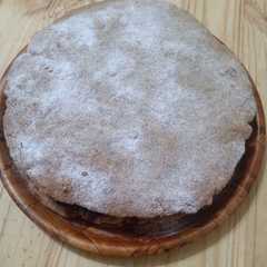 A picture of Sable de frutos secos y crema kinder semiamarga.