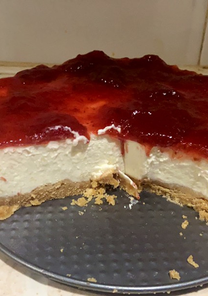 Una foto de Tarta de queso Philadelphia