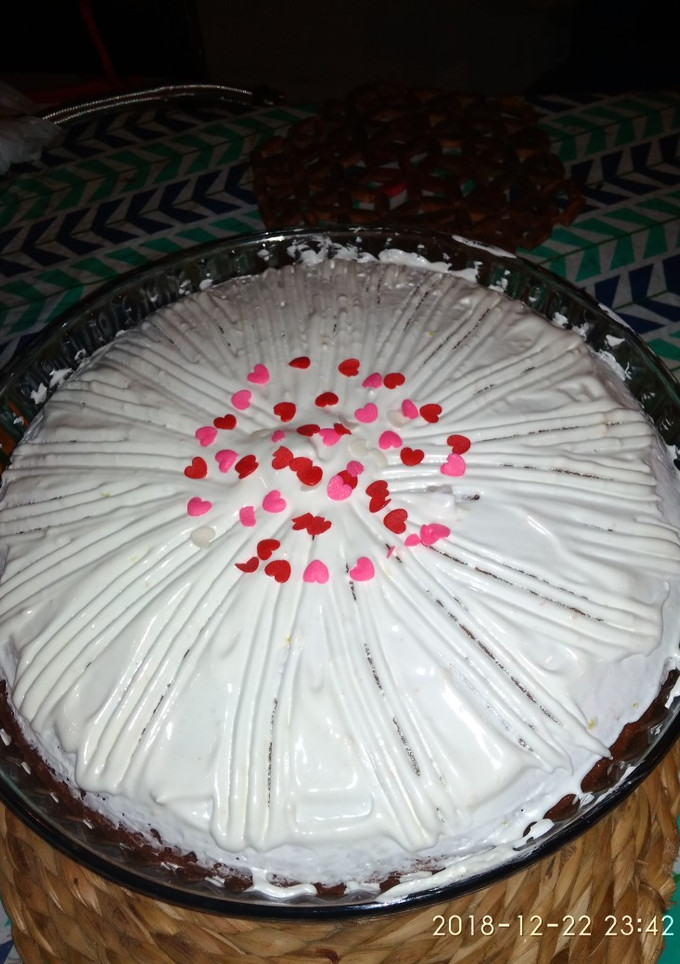 Una foto de Torta de chocolate sin huevo y sin leche 🍫